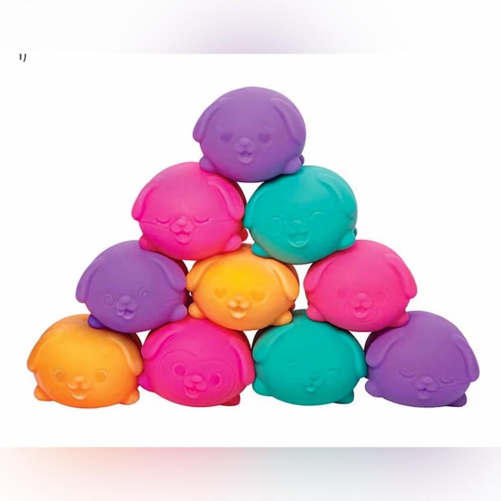 Schylling NeeDoh Teenie Funky Pups ~ 3 Pack 
Pink/Blue/Purple 🩷🩵💜 Collection NEW - Picture 5 of 8